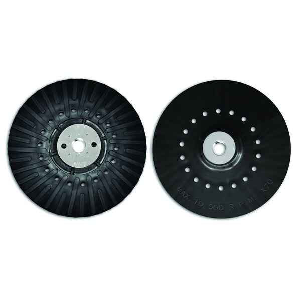 Continental Abrasives 5" Resin Fiber Disc Tubro Style Plastic Backer With Mounting Nut RFD-50PPT - main